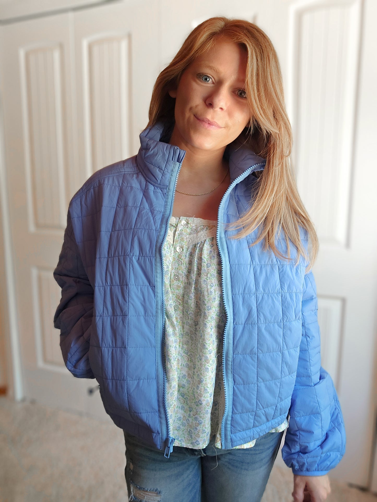 Chilly Summers Night Quilted Puffer Jacket