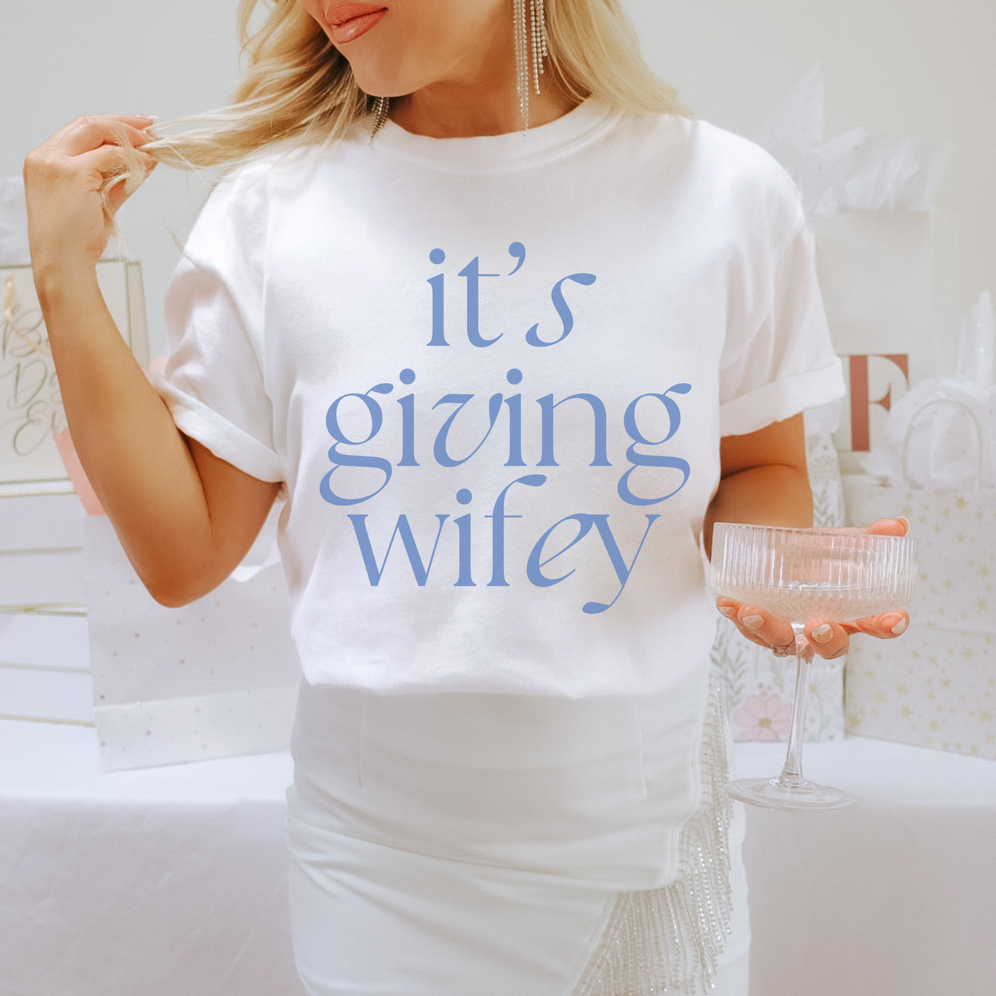 It’s Giving Wifey Comfort Colors Tee
