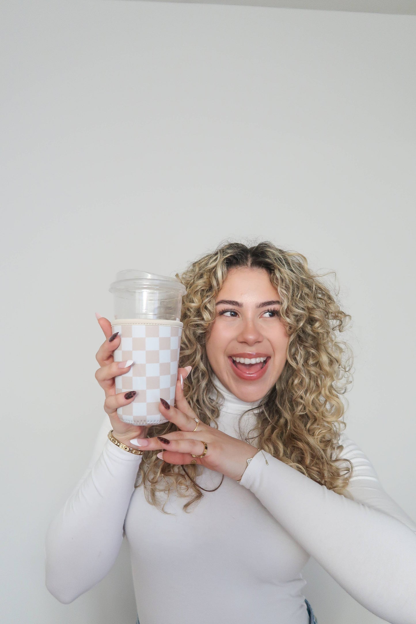 Iced Coffee Drink Sleeve, Beverage Cup Sleeve