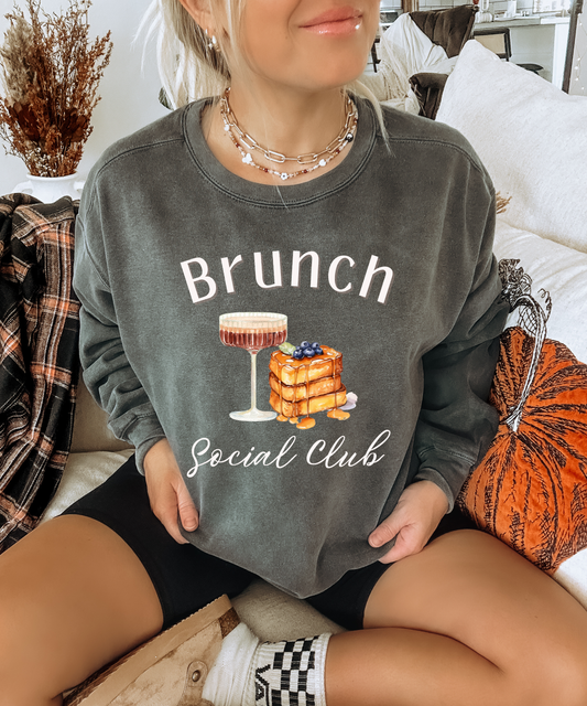 Coffee Martini Brunch Social Club Sweatshirt