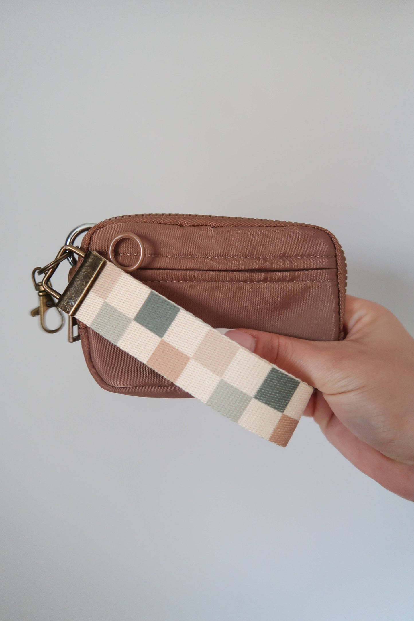 Canvas Wrist Keychain Wristlet
