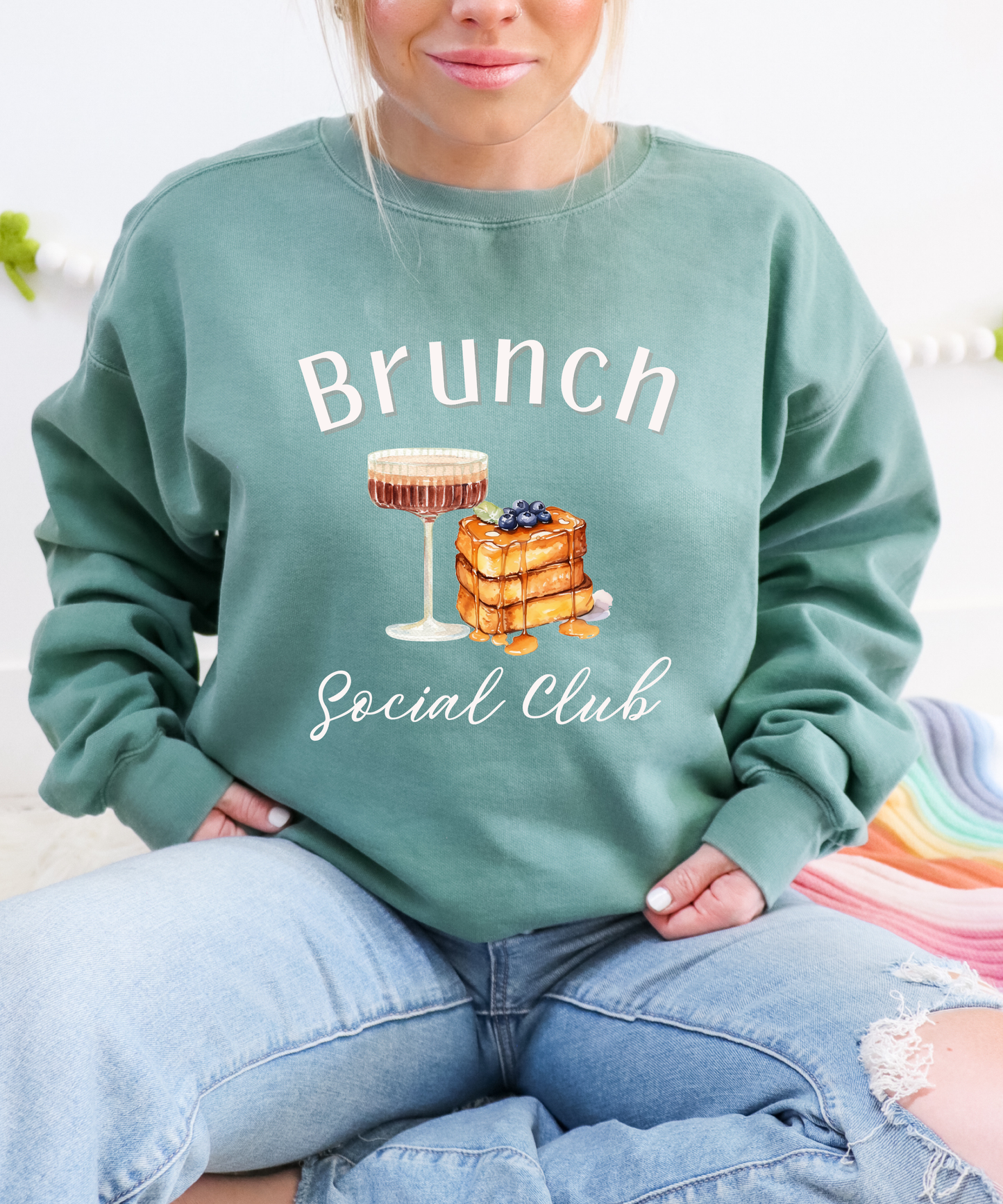 Coffee Martini Brunch Social Club Sweatshirt