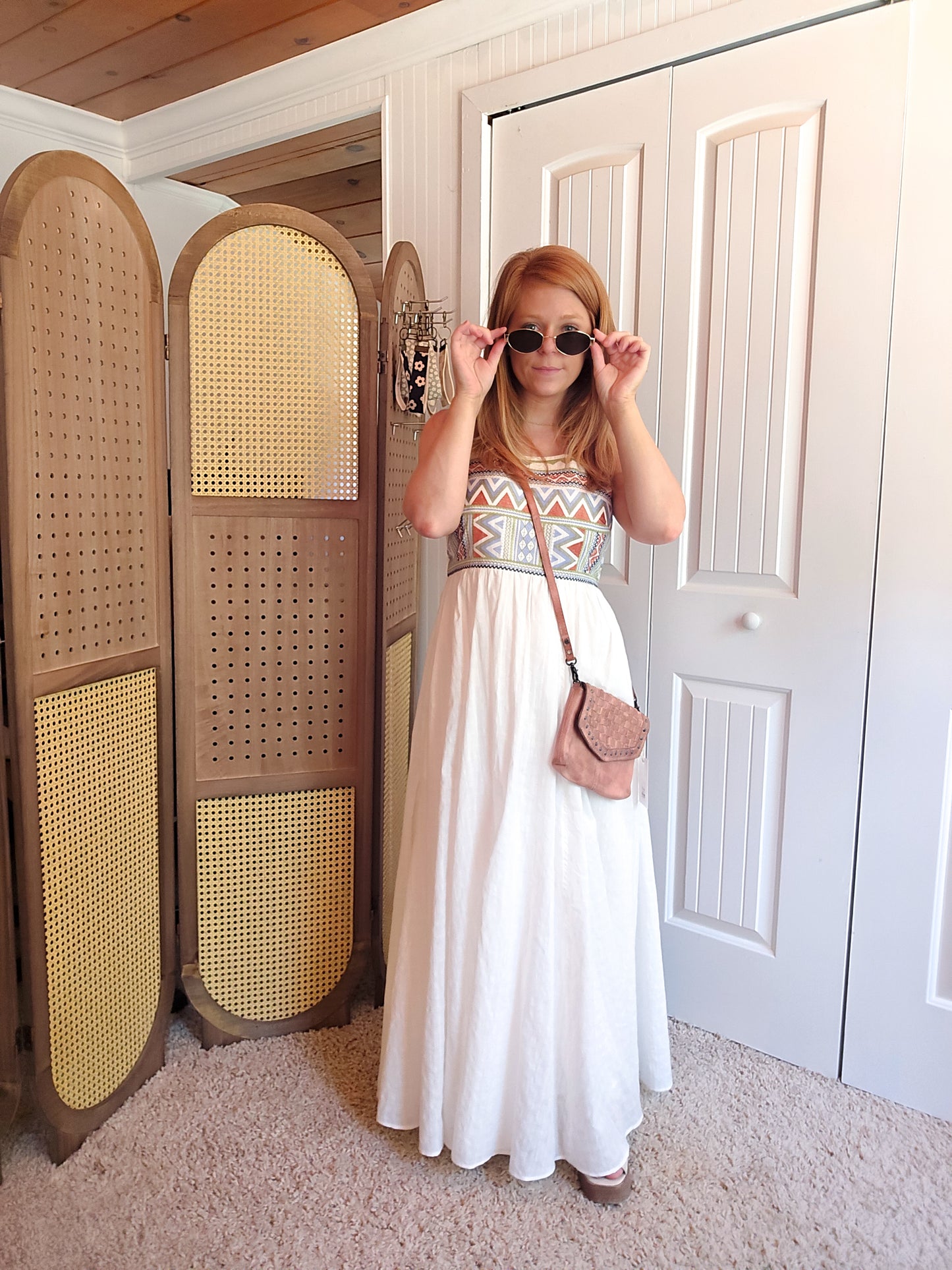 Concert in The Park Embroidered Maxi Dress