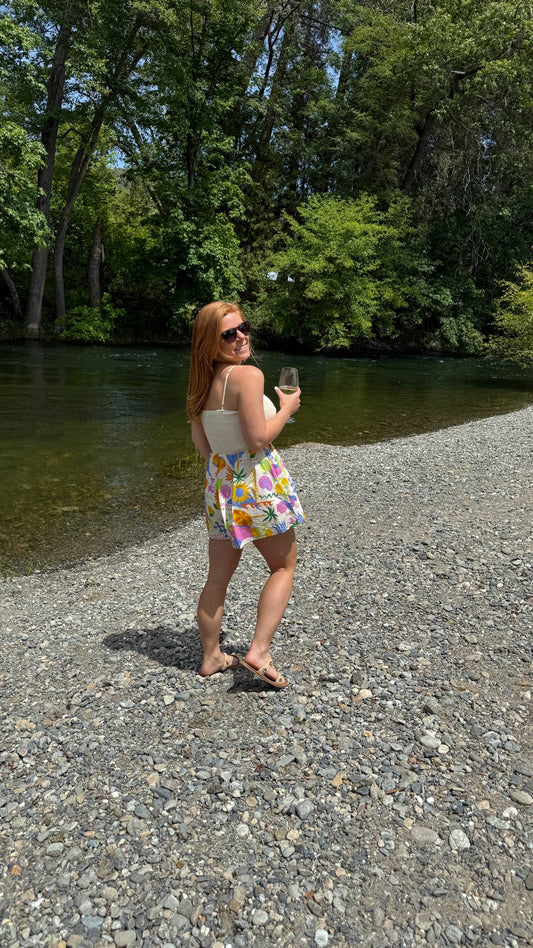 So Candid Vacay Romper with Pockets