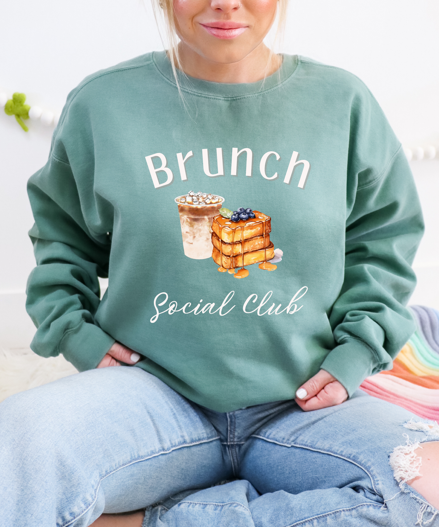 Iced Coffee Brunch Social Club Sweatshirt