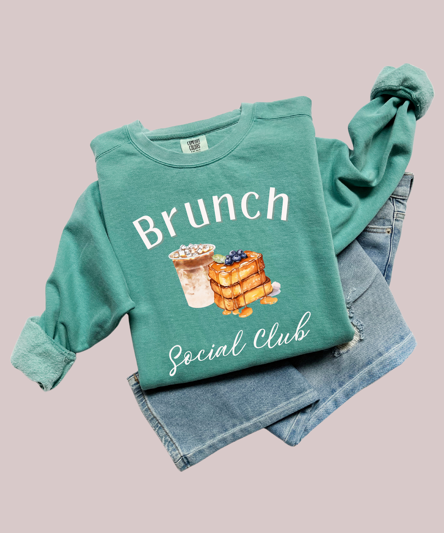 Iced Coffee Brunch Social Club Sweatshirt