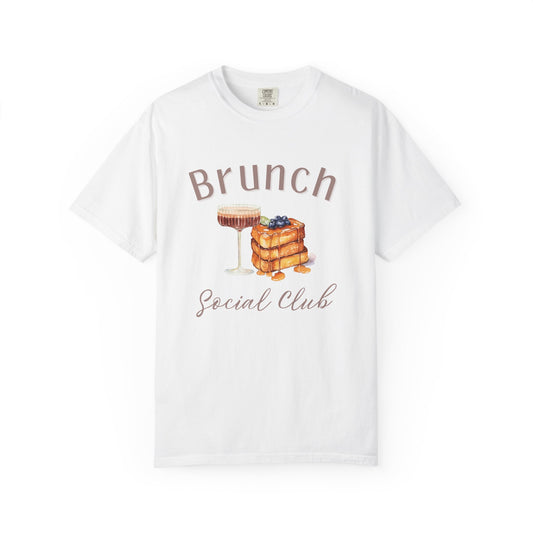 [COMFORT COLORS] Brunch Social Club with Martini Glass Unisex Tee