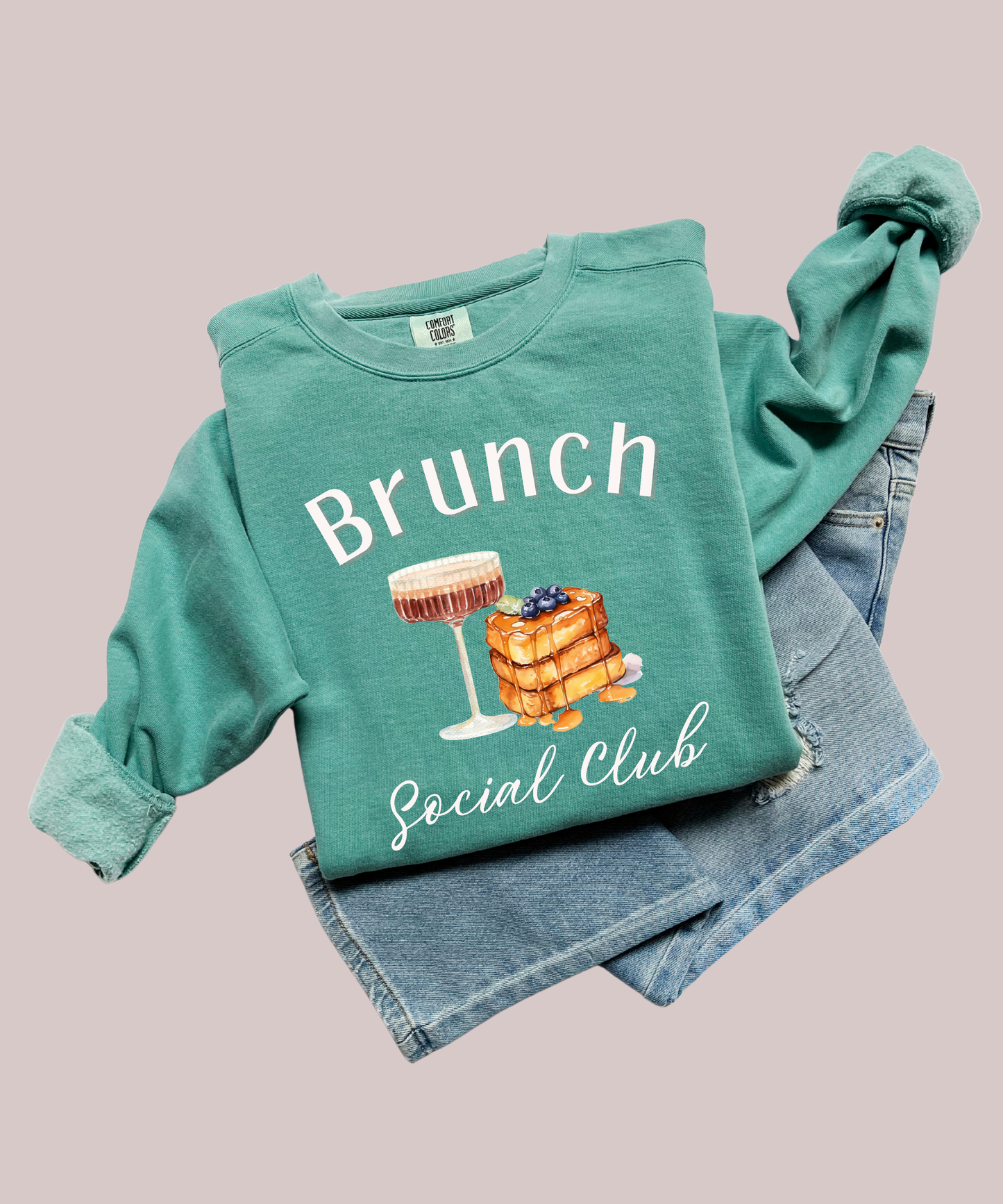 Coffee Martini Brunch Social Club Sweatshirt