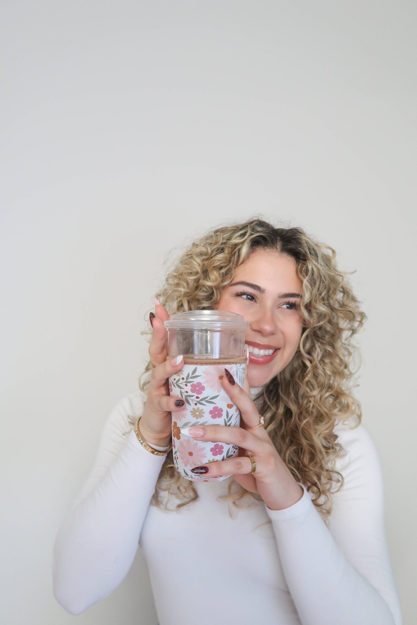 Iced Coffee Drink Sleeve, Beverage Cup Sleeve