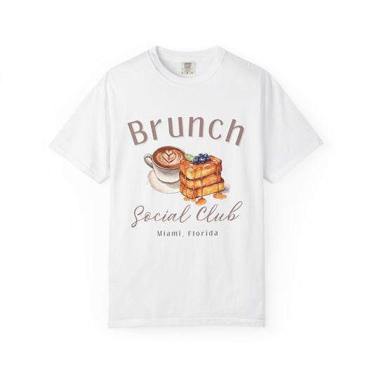 [COMFORT COLORS] Brunch Social Club with Coffee Mug + (City, State)