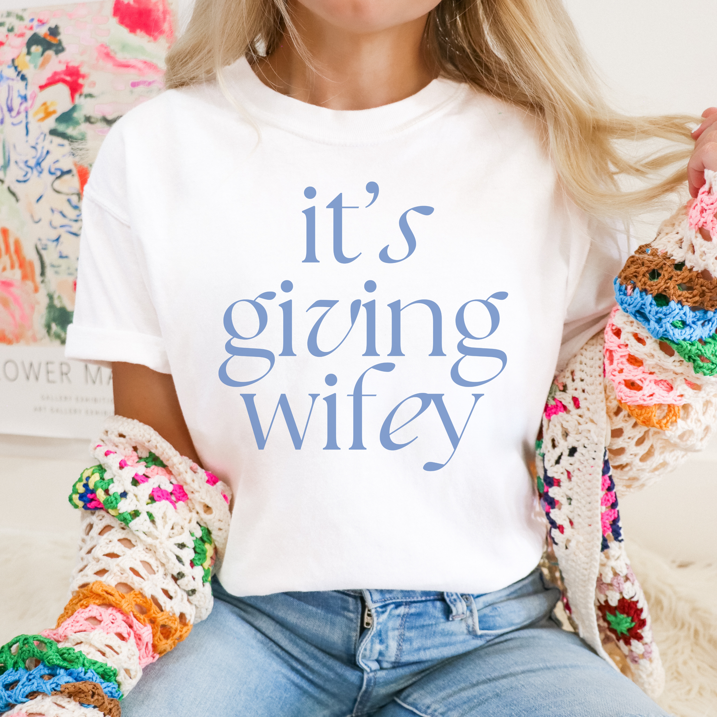 It’s Giving Wifey Comfort Colors Tee
