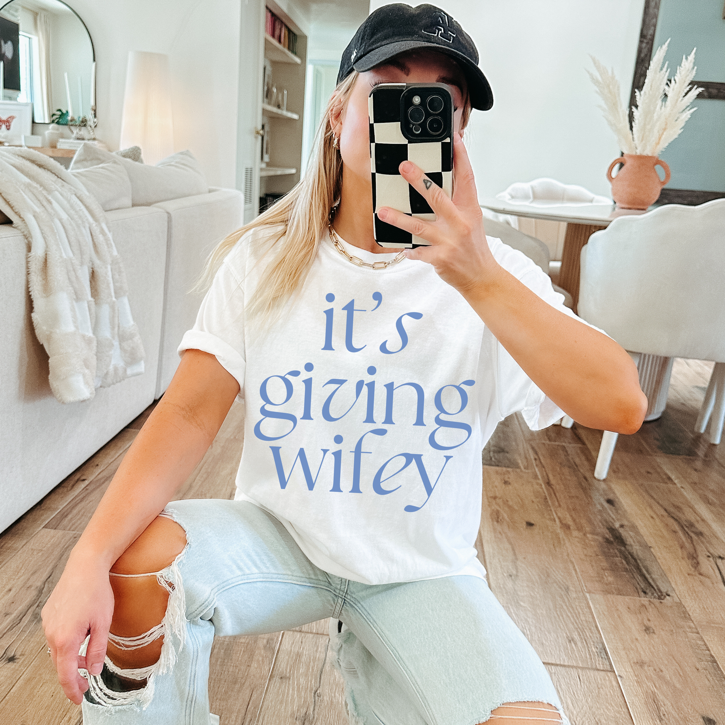 It’s Giving Wifey Comfort Colors Tee