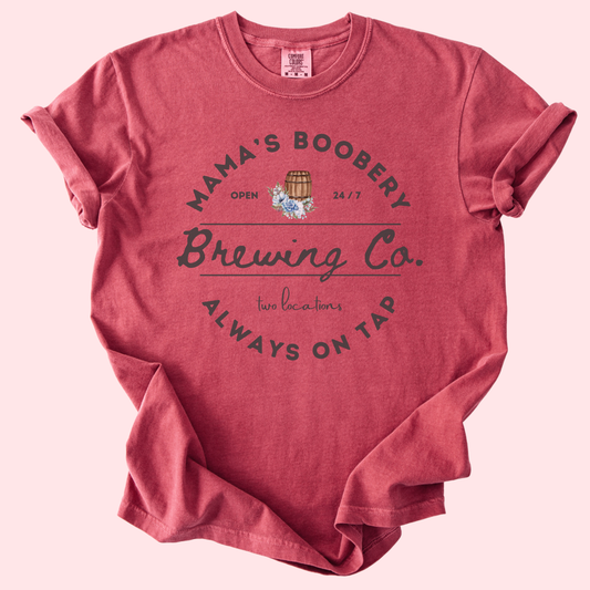 Mama's Boobery Brewing Co. Tee
