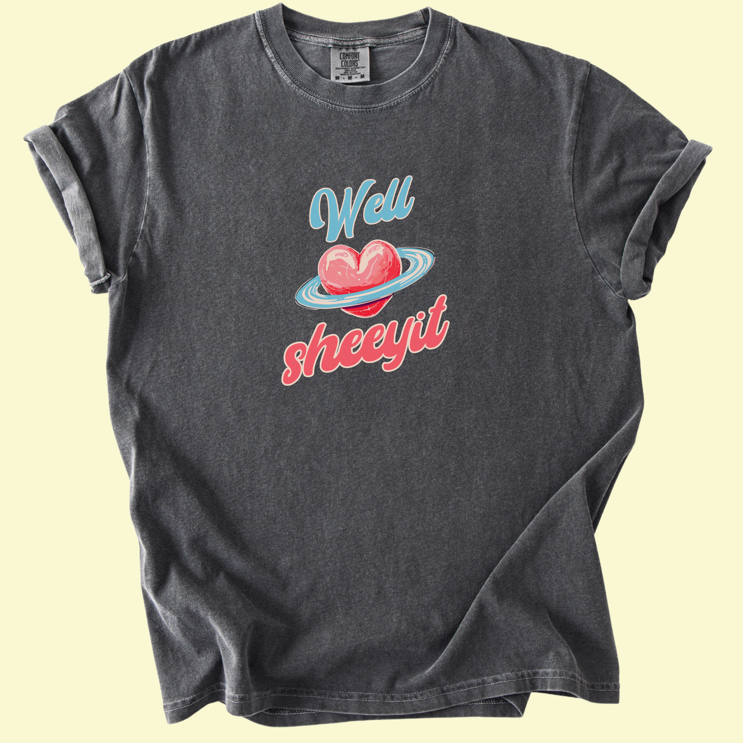 Well Sheeyit Cosmic Heart Tee