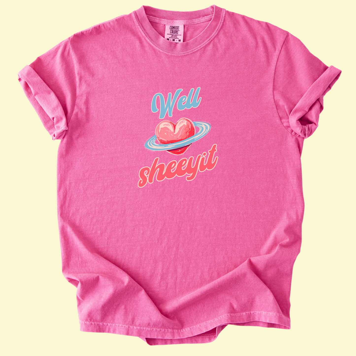 Well Sheeyit Cosmic Heart Tee