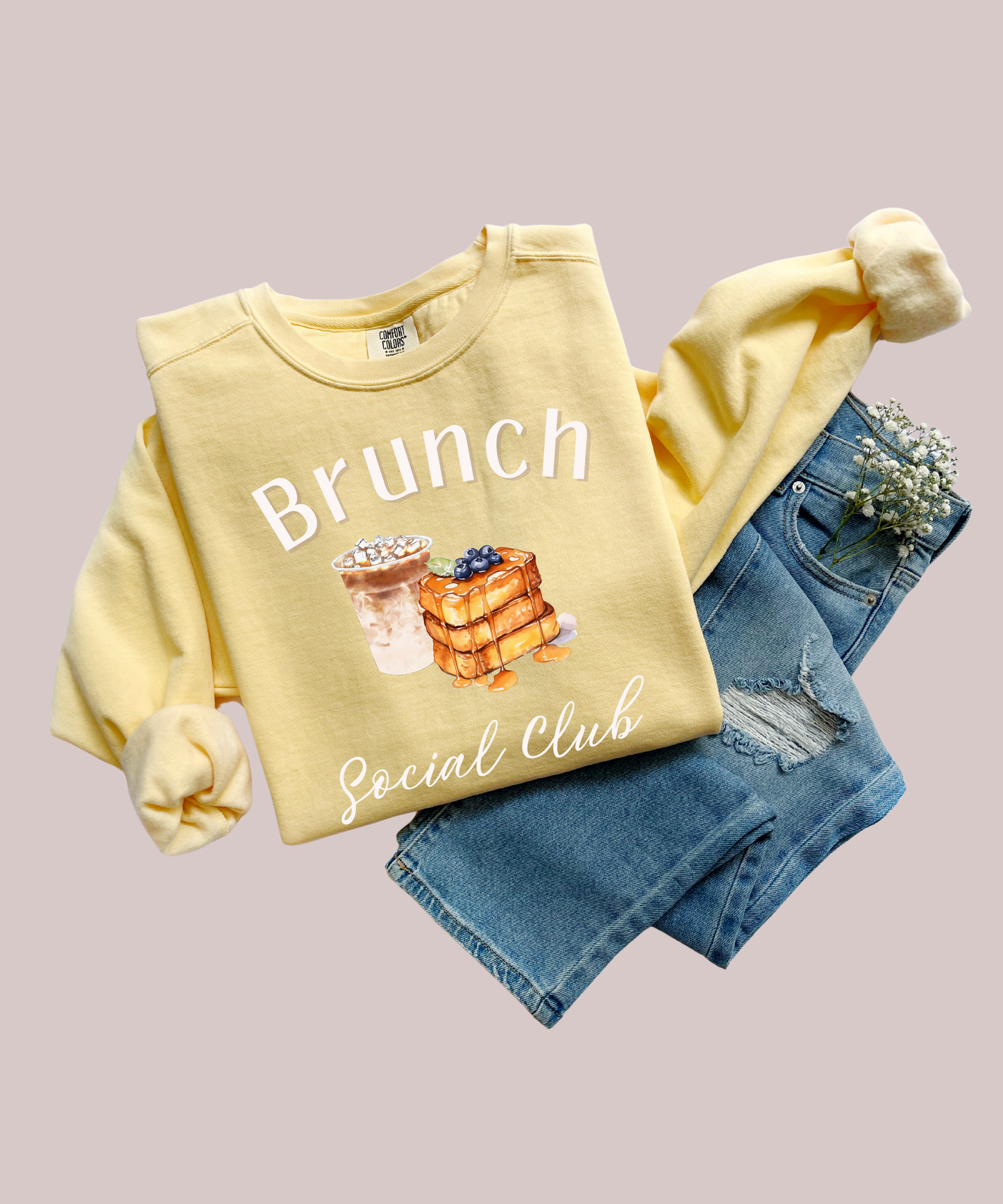Iced Coffee Brunch Social Club Sweatshirt