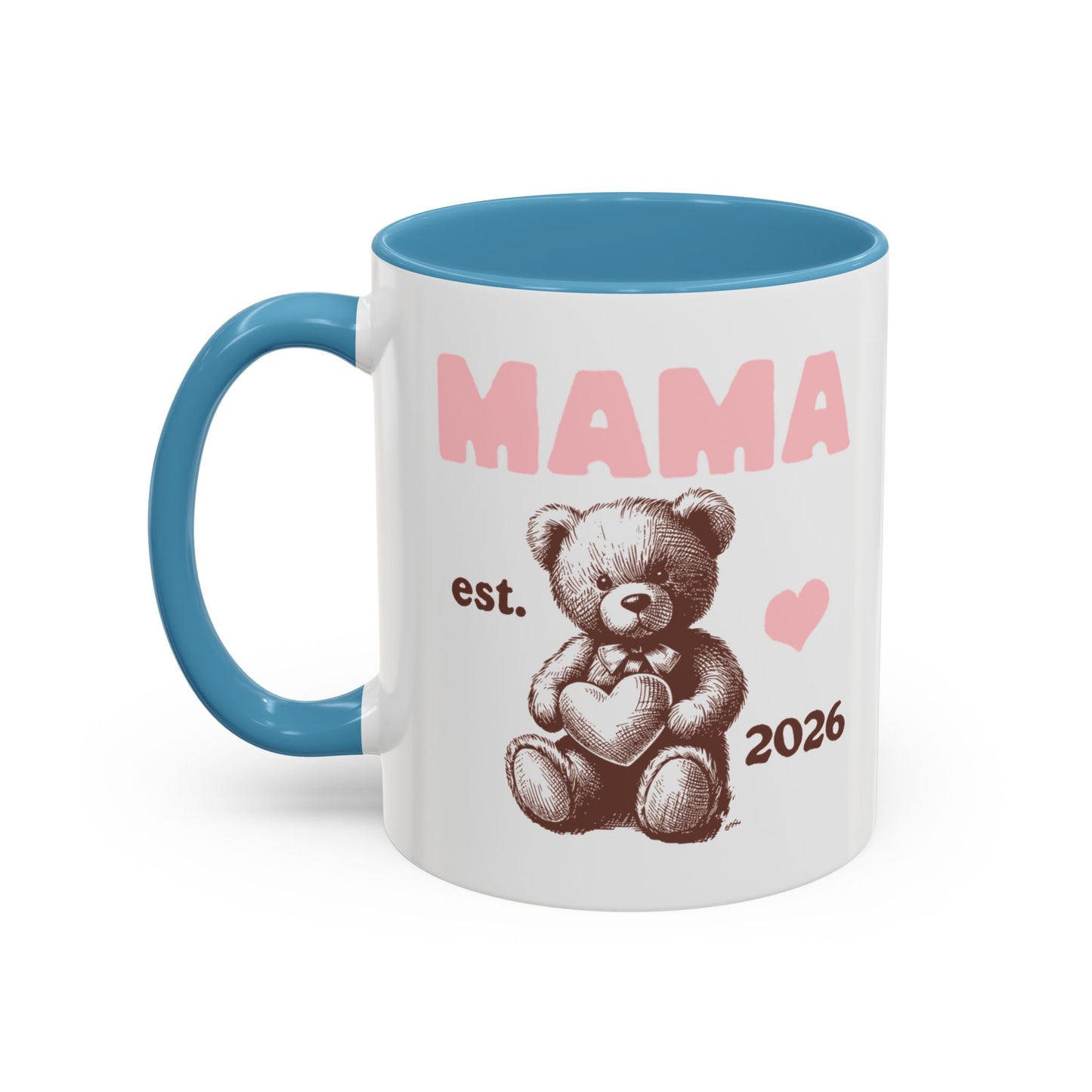 2026 New Mom Mug: Mama Bear Coffee Cup