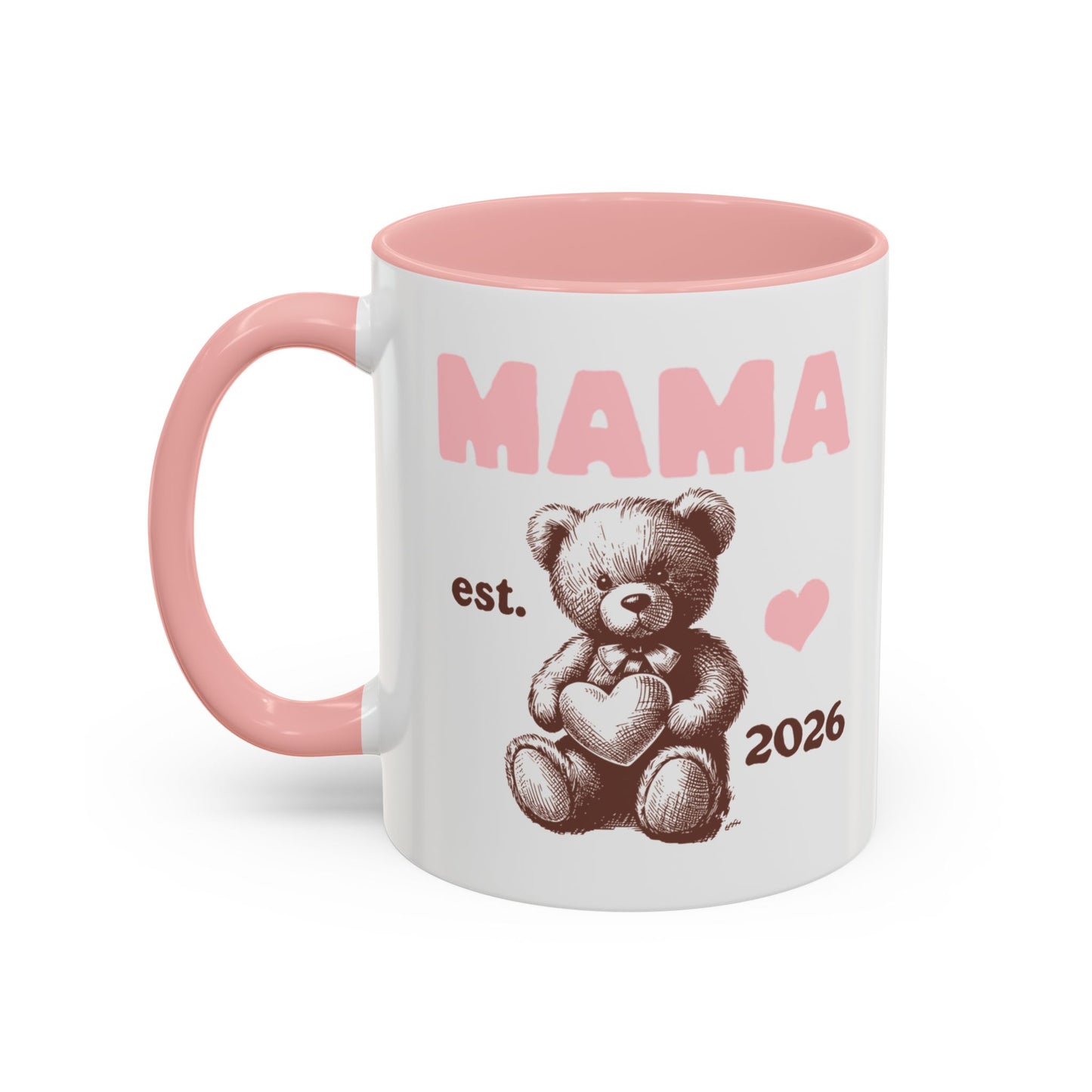 2026 New Mom Mug: Mama Bear Coffee Cup