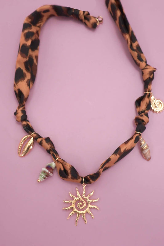 Wild Coastal Scarf Necklace