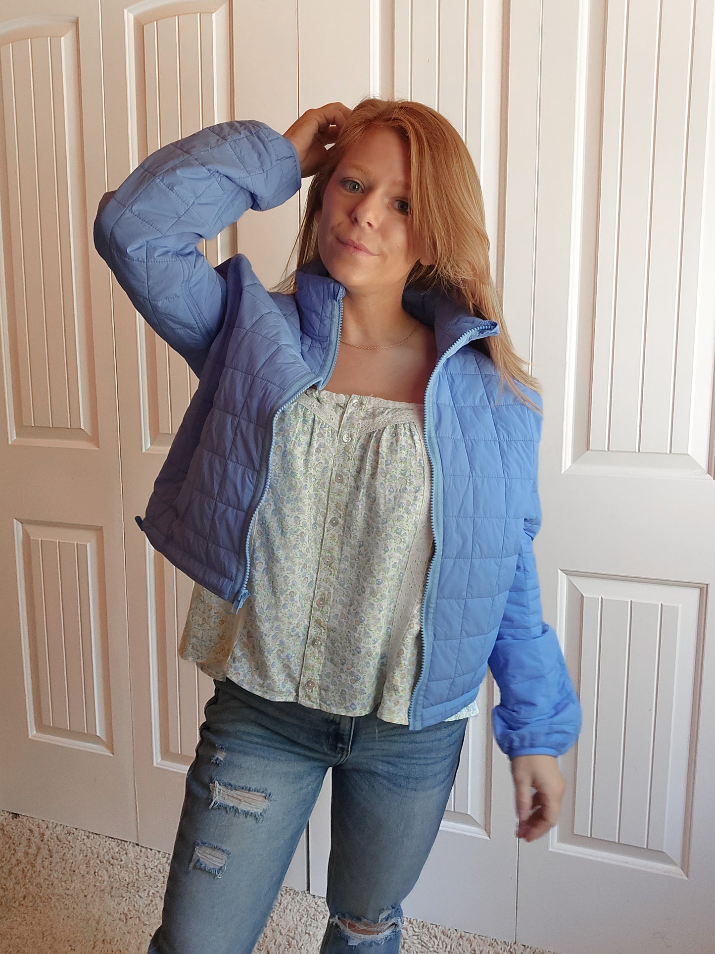 Chilly Summers Night Quilted Puffer Jacket